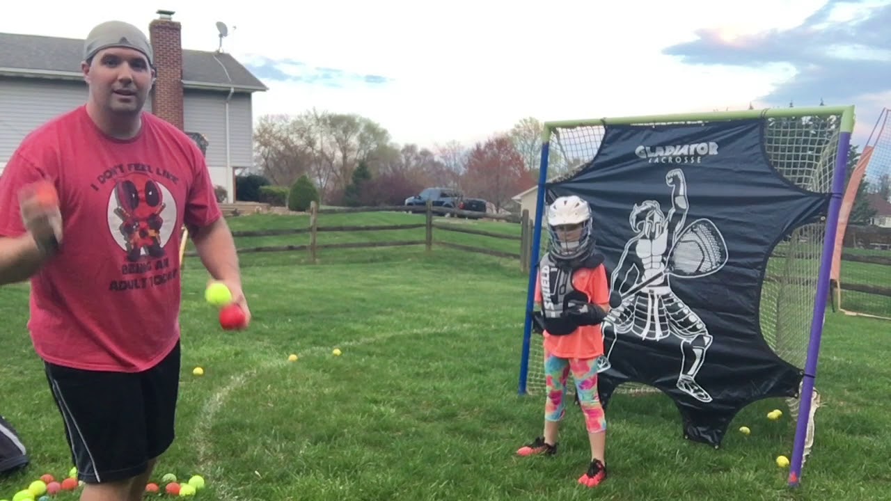 Lacrosse Goalie Soft toss (part 2) YouTube
