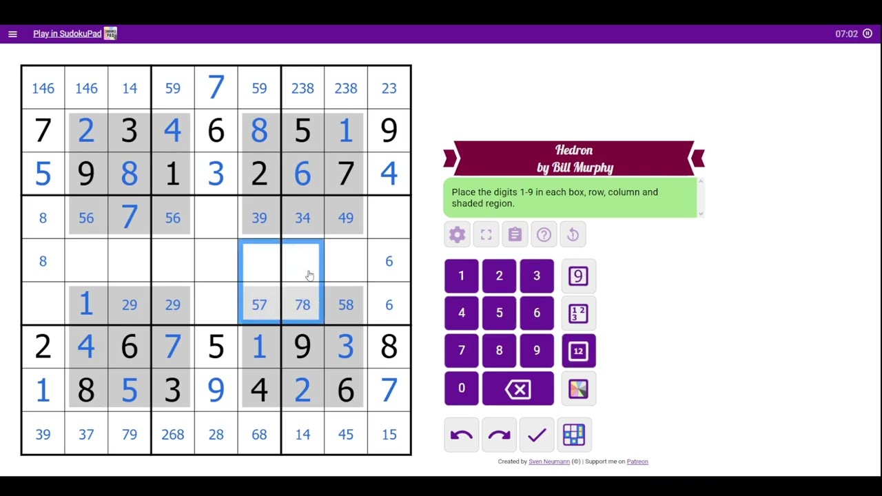 cansado. sudoku 12/02 - Hedron