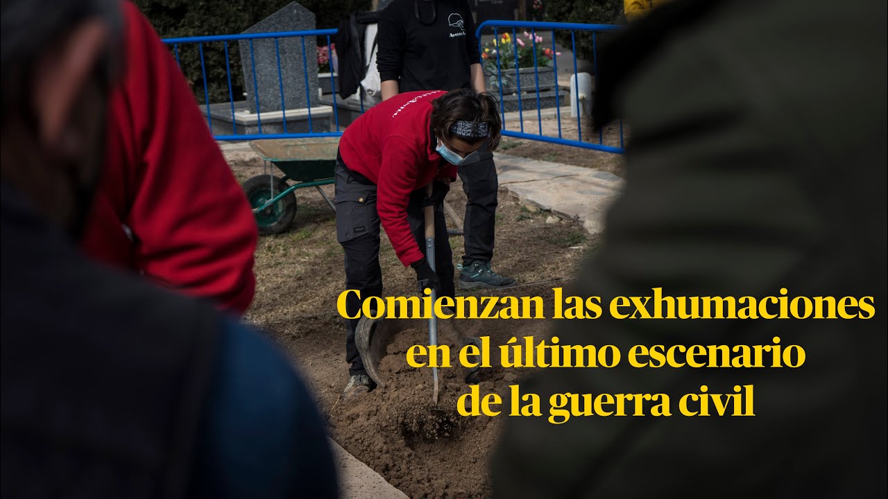 Comienzan las exhumaciones en el último escenario de la guerra civil, Alicante
