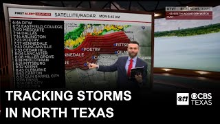 Tracking Monday storms in North Texas on a First Alert Weather Day