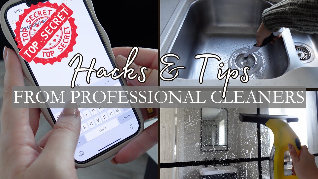 PROFESSIONAL CLEANING SECRETS 🤫 LIFE CHANGING HACKS & TIPS FROM HOUSEKEEPERS & CLEANERS 😲 YouTube