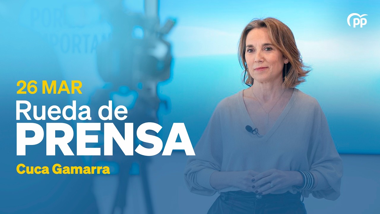Cuca Gamarra ofrece una rueda de prensa - YouTube