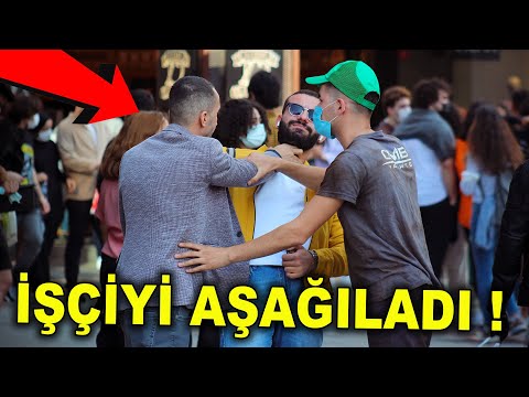 LÜX RESTORANDA GİREN ! FAKİR AŞAĞILANIRSA ? - SOSYAL DENEY