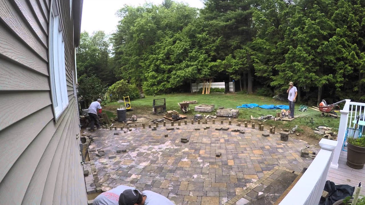 500 Sq Ft Paver Patio 2 Min YouTube