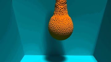 First test with particles and forcefield