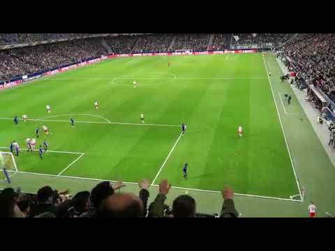 FC Salzburg Vs Lazio - 4:1 Winning Goal Against Lazio ( From The Stands Fan Video ) 12/4/2018