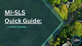 How to Link Licenses in MI-SLS