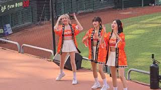 20251010猿獅戰 #最團結我們統一尚勇 #少少 #柔一 #幼齒 #UniGirls #中職36年季後挑戰賽 #澄清湖棒球場