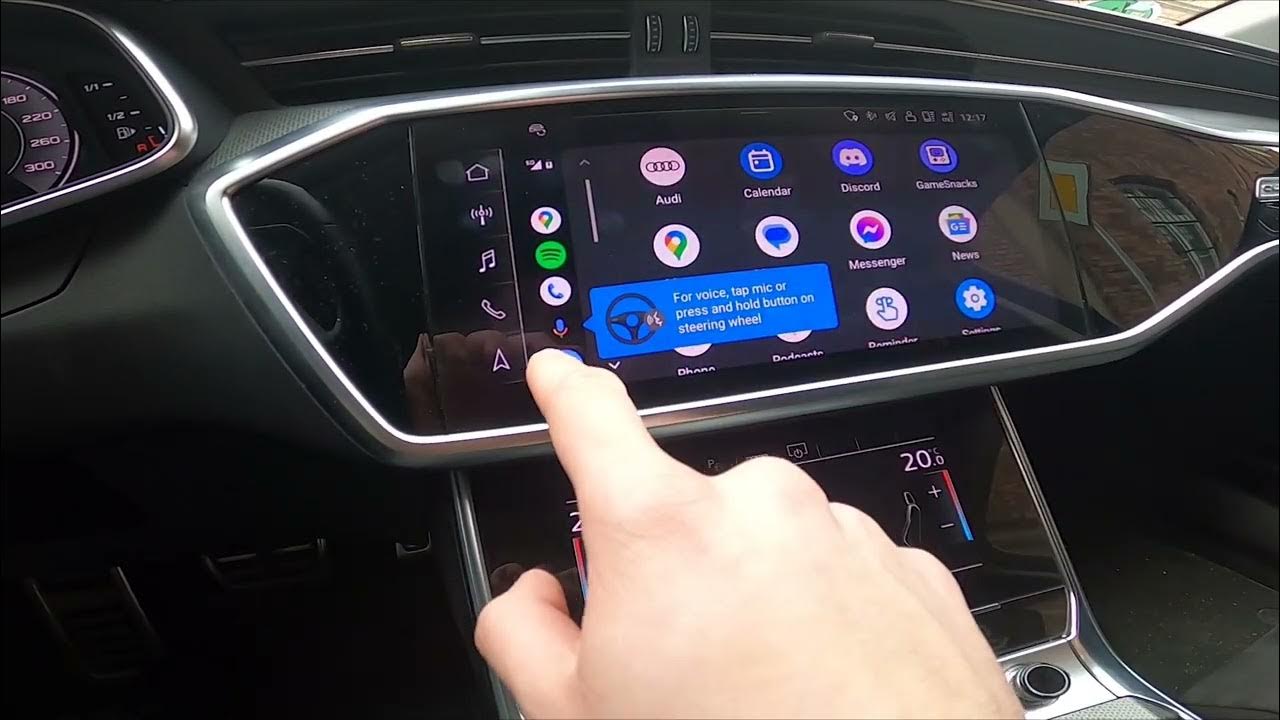 How to Use Android Auto in Audi A6 C8 ( 2018 - now )