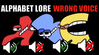 Alphabet Lore A-Z... But Wrong Voices Part 1