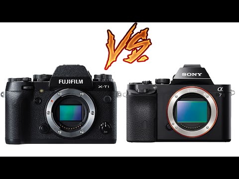 Video: Skillnaden Mellan Fuji X-T1 Och Sony A7