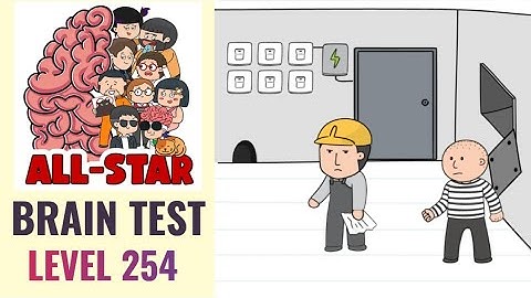 Brain Test All Star Level 254 | Find a way to open the door | Walkthrough