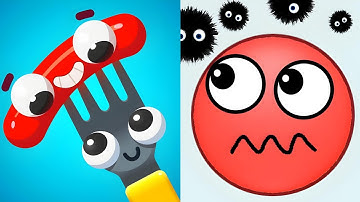 Fork N Sausage VS Hide Ball - Max All Levels Android iOS Gameplay Speedrun
