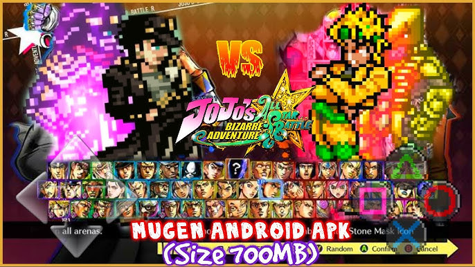 JOJO Bizarre MUGEN ANDROID 2022 Mantap dan keren 