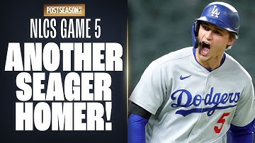 Corey Seager BLASTS 2-run shot to put Dodgers WAY up in NLCS Game 5!