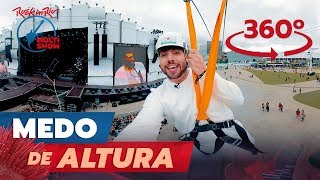 T3DDY ENCARA A TIROLESA e supera o medo no Rock in Rio em 360° 🤪| Rock in Rio 2019