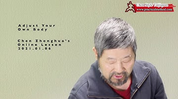 Adjust Your Own Body-Chen Zhonghua Online Lesson 20210106 Trailer