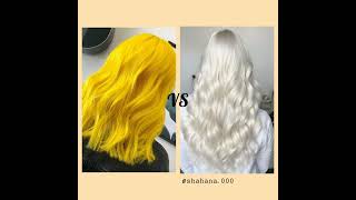 white vs yellow  🤍please subscribe and like and comment