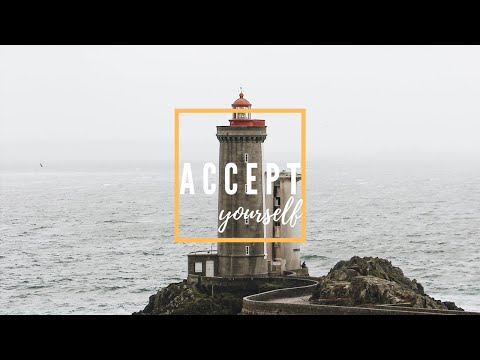 1 Hour Relaxing Waves Of the Ocean With Ambient Music -  Accept Yourself