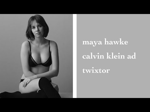 Maya Hawke Calvin Klein Advert Twixtor - YouTube
