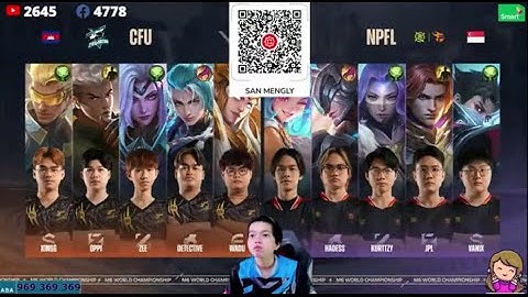 ហ្គេមទី1: CFU Gaming Vs NIP Flash​ | MLBB M6 World Championship I MOBILE LEGENDS