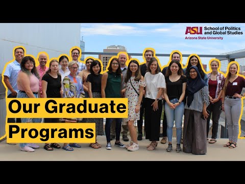 Graduate programs from ASU's School of Politics and Global Studies