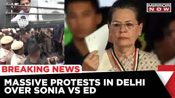 National Herald Case: Rahul Gandhi Protests At Vijay Chowk | ED Vs Sonia Gandhi | Latest News