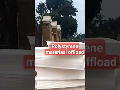 Polystyrene ceiling materials