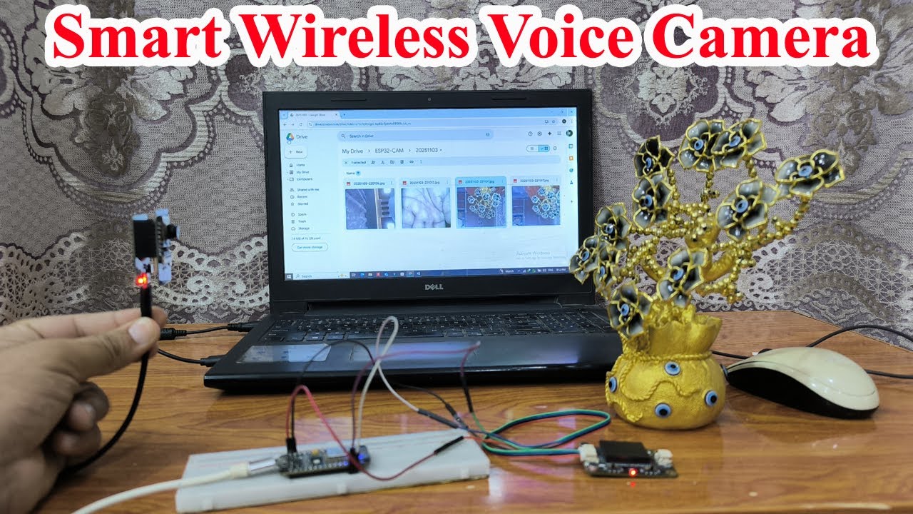 Wireless Voice Controlled Camera! 🔥 ESP32-CAM + ESP8266 - YouTube