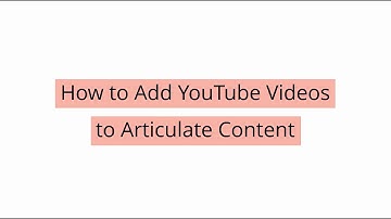 How to add YouTube Videos to Articulate Storyline and Studio