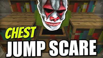 Minecraft PS4 -  EASY CHEST JUMP SCARE - Tutorial ( PS3 / XBOX / WII U / PE )