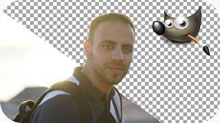 Hintergrund entfernen in Gimp 2.10 - Person ausschneiden & freistellen - Gimp Tutorial (deutsch) screenshot 3