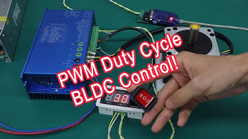 BLDC Motor Control via PWM Duty Cycle + RS485  + I/O Switch Setup