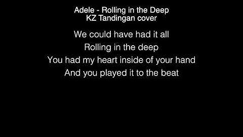 Thumbnail of KZ Tandingan - Rolling in the Deep Lyrics (Adele) The singer 2018