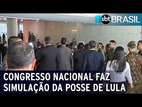 Congresso Nacional faz simulação da posse de Lula | SBT Brasil (27/12/22)