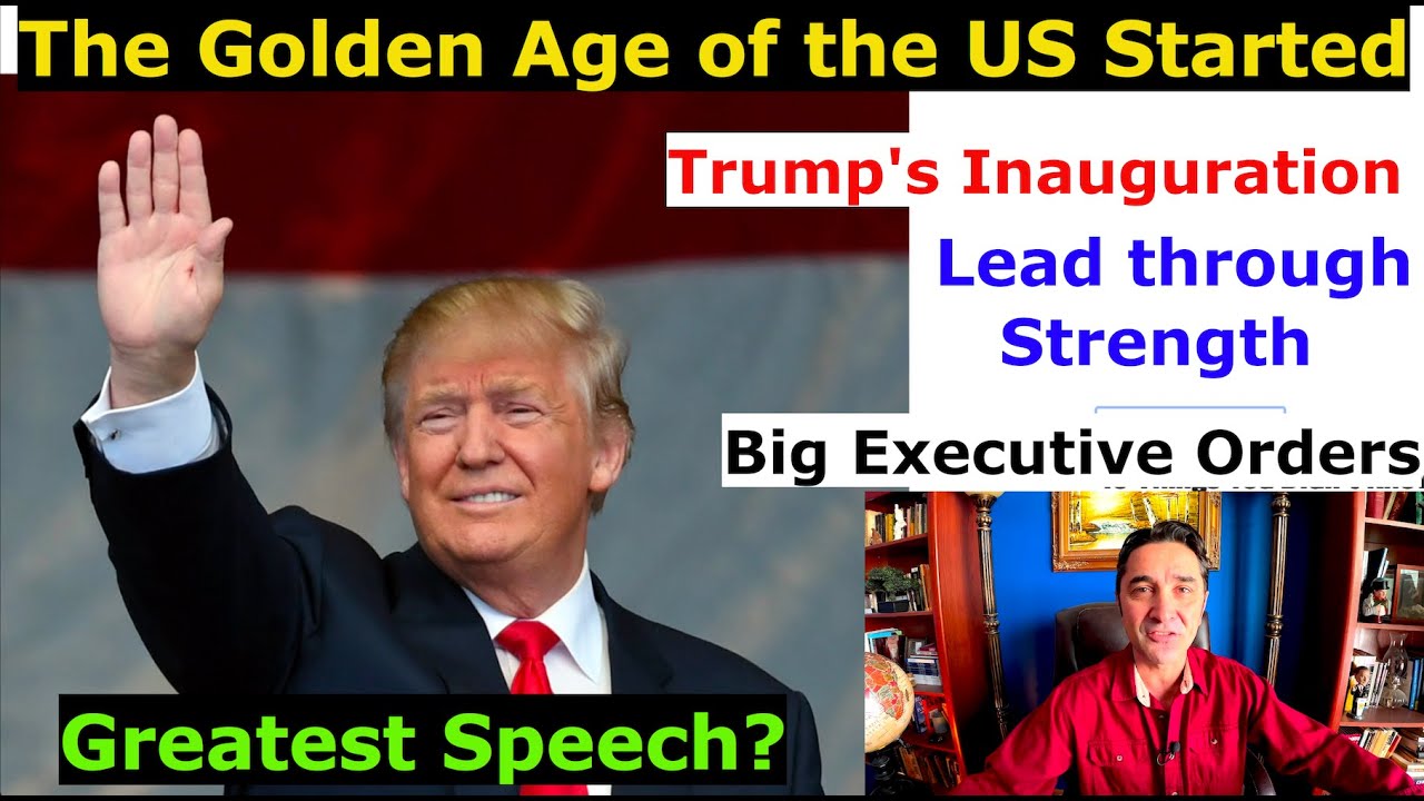 The Golden Age of America started. Trump Inaugural speech+ceremony ...