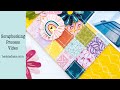 Scrapbook Process Video | Quilted Background | Paige Evans Wonders | American Crafts | Becki Adams 💕