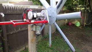 8blade Dual Generator Wind Turbine