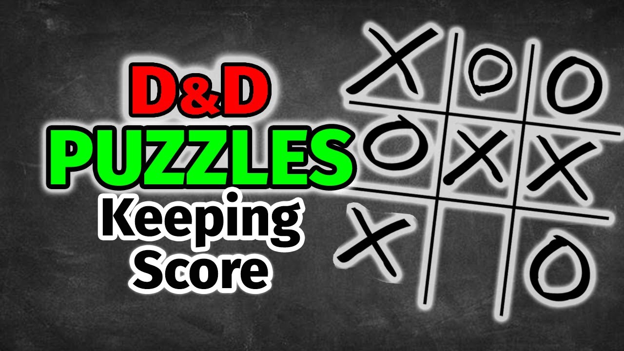 Головоломка «Крестики-нолики» для D&D — побег из особняка Пугала!