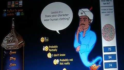 Akinator ( Michael Jackson and mickey mouse)