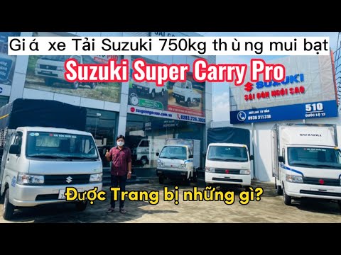 Video Xe tải Suzuki Pro 750kg 990kg thùng mui bạt được trang... - youtube