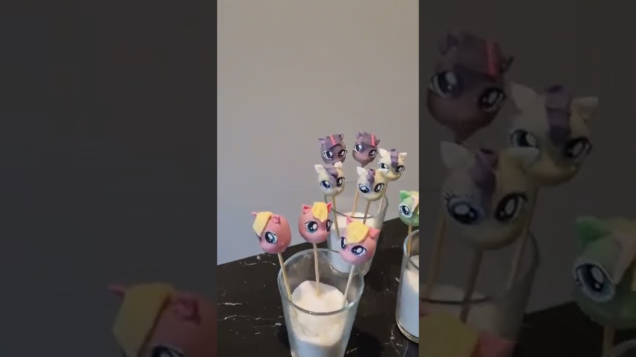 My little pony  cakepops