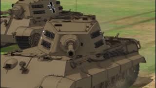 [Girls und Panzer] Military war song with voice