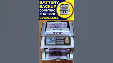 Stay Ahead of the Curve Advancements in Battery Backup Counting Machines for 2024  #eromart #shorts