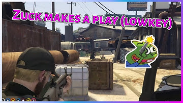 GG Zuck Guns Down Draco In Front Of Cops (Both POVs) | NoPixel GTA RP