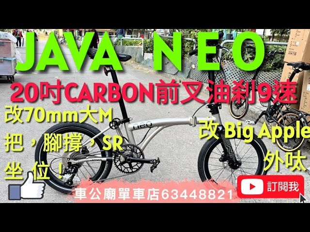 java #javaneo JAVA NEO-9S 406 (Titanium) 20-inch (CARBON fork