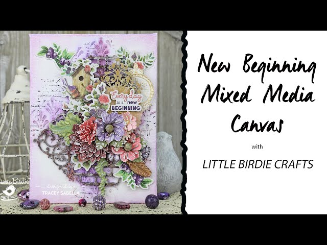 Vintage Styled Layout Tutorial for Little Birdie Crafts