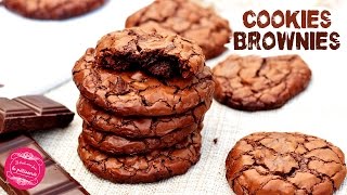 Les COOKIES BROWNIES au CHOCOLAT, recette FACILE, RAPIDE et délicieuse !!