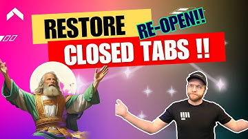 How to Reopen / Restore Closed Tabs in ANY Browser (Chrome, Safari, Firefox) – No Extension or Tools