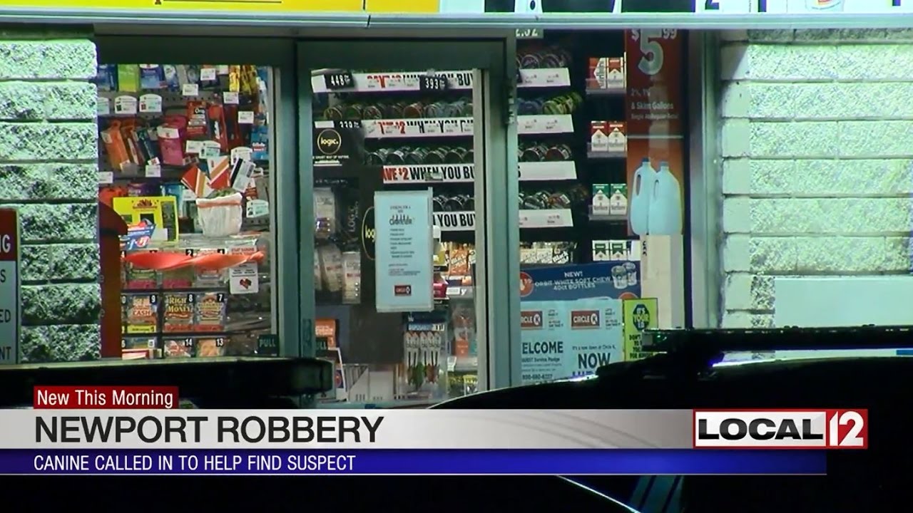 Police searching for suspect in early morning Newport robbery - YouTube